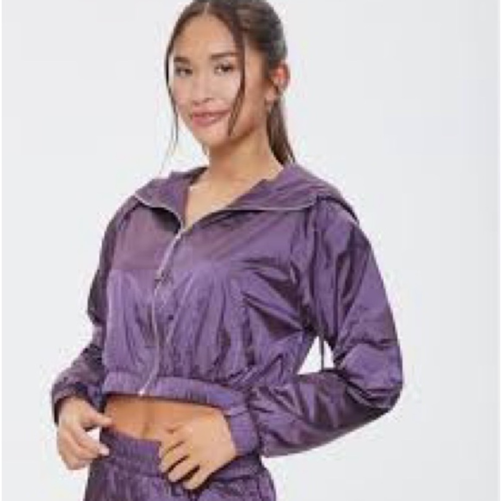 Forever 21 Lavender Mesh Jacket